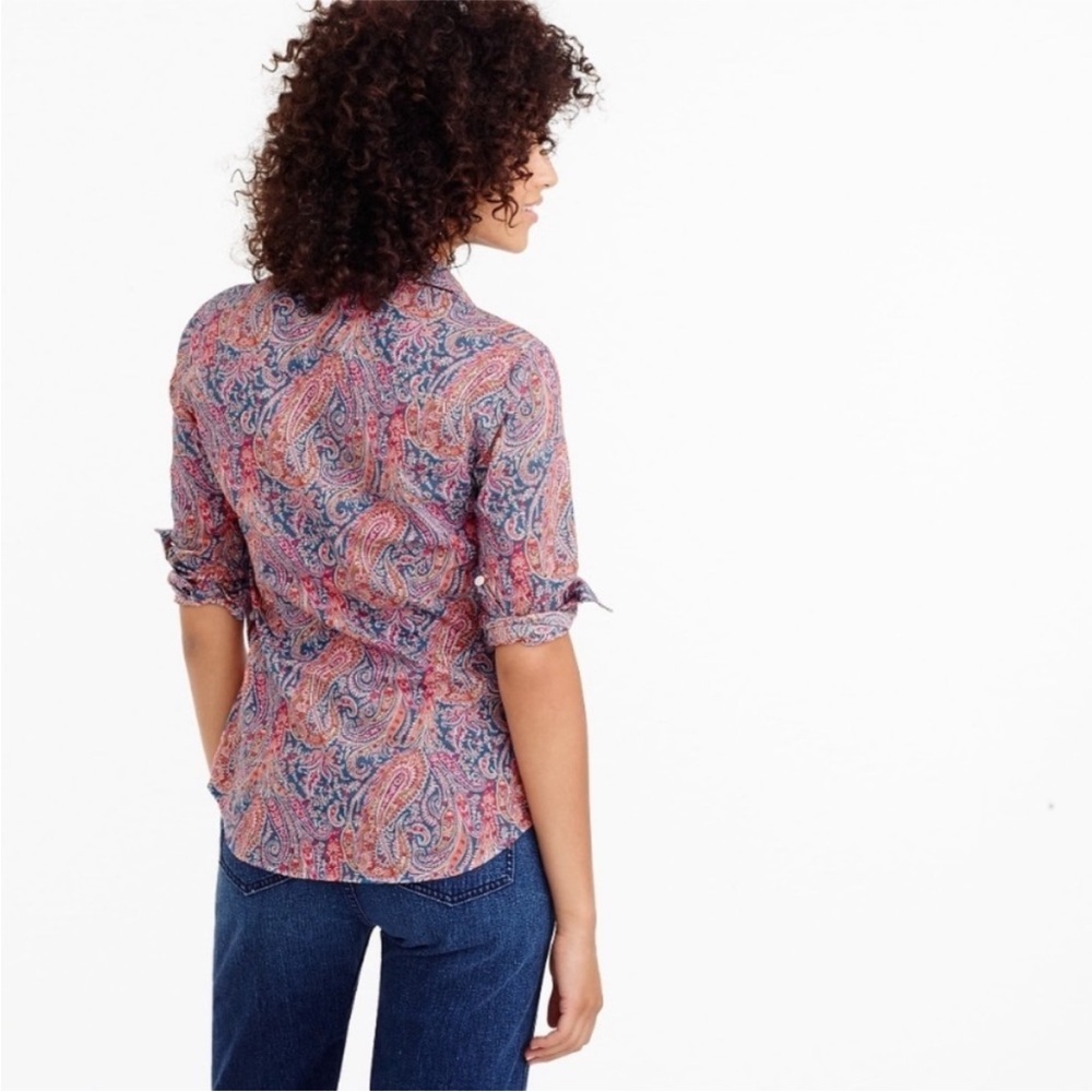 J. Crew Liberty of London | Felix Isabella Paisley Button Down Shirt - Picture 3 of 12